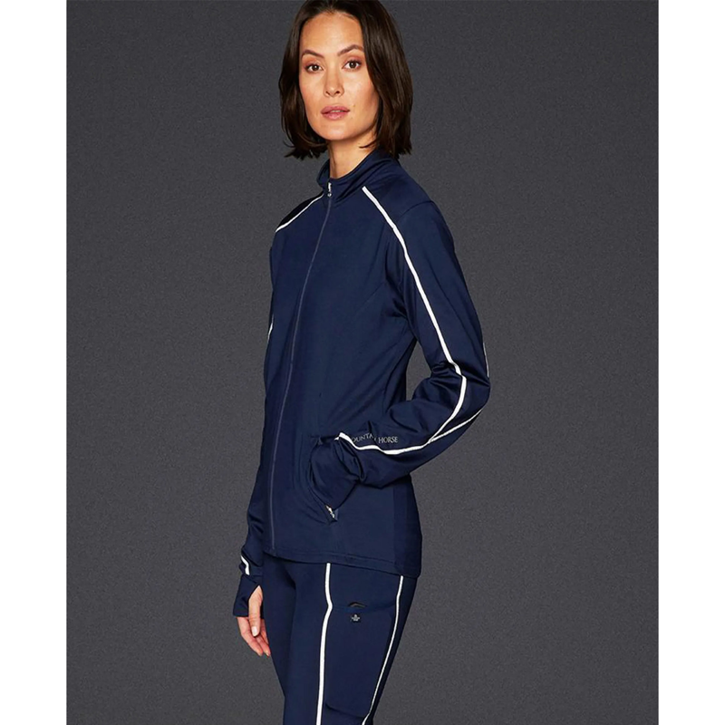 Mountain Horse Ladies Jade Tech Fleece - Navy-1