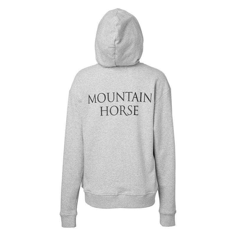 Mountain Horse Ladies MH Hoodie - Grey Melange-1