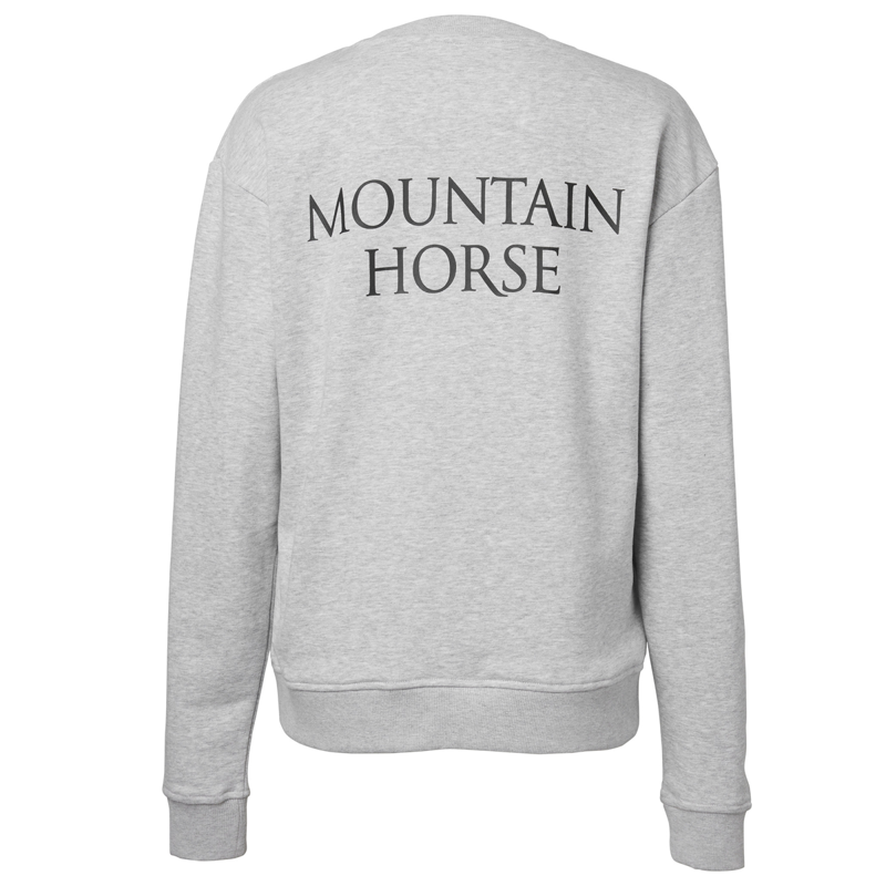 Mountain Horse Ladies MH Sweatshirt - Grey Melange-1