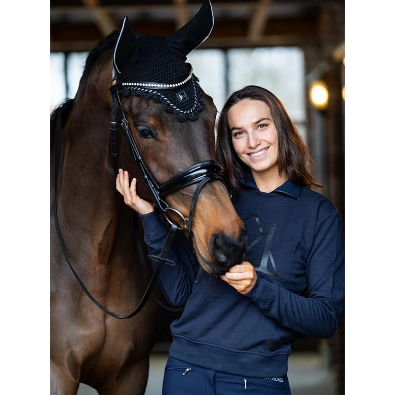 Mountain Horse Ladies MH Sweatshirt - Navy-2