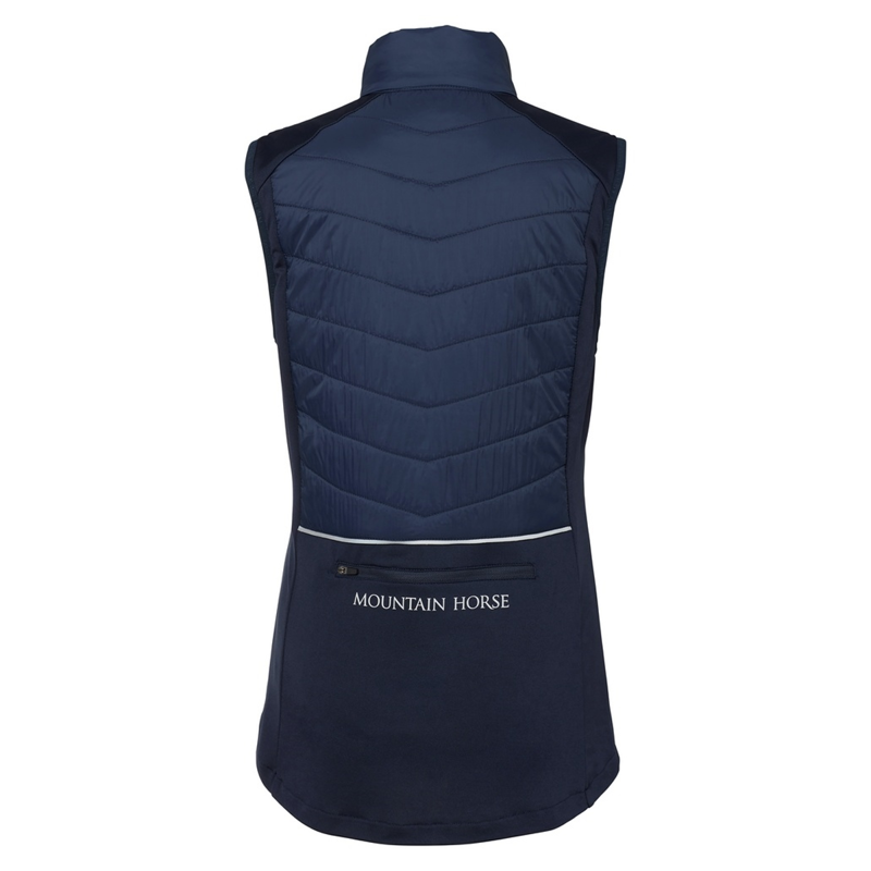 Mountain Horse Ladies Prime Hybrid Vest - Navy-1