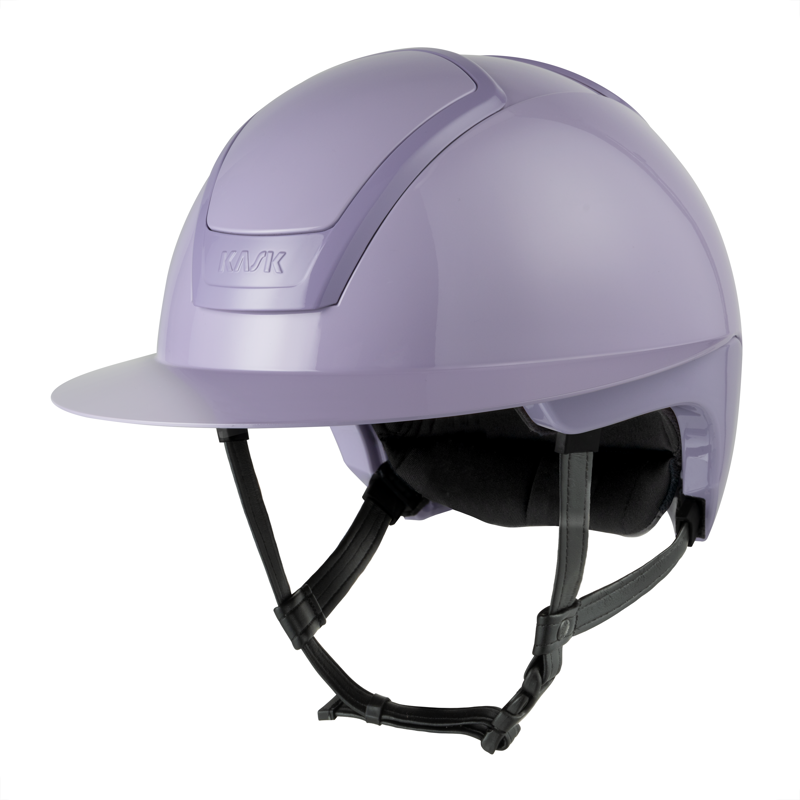 Kask Nemesi Shine Wide Peak Riding Hat - Cloud Lilac