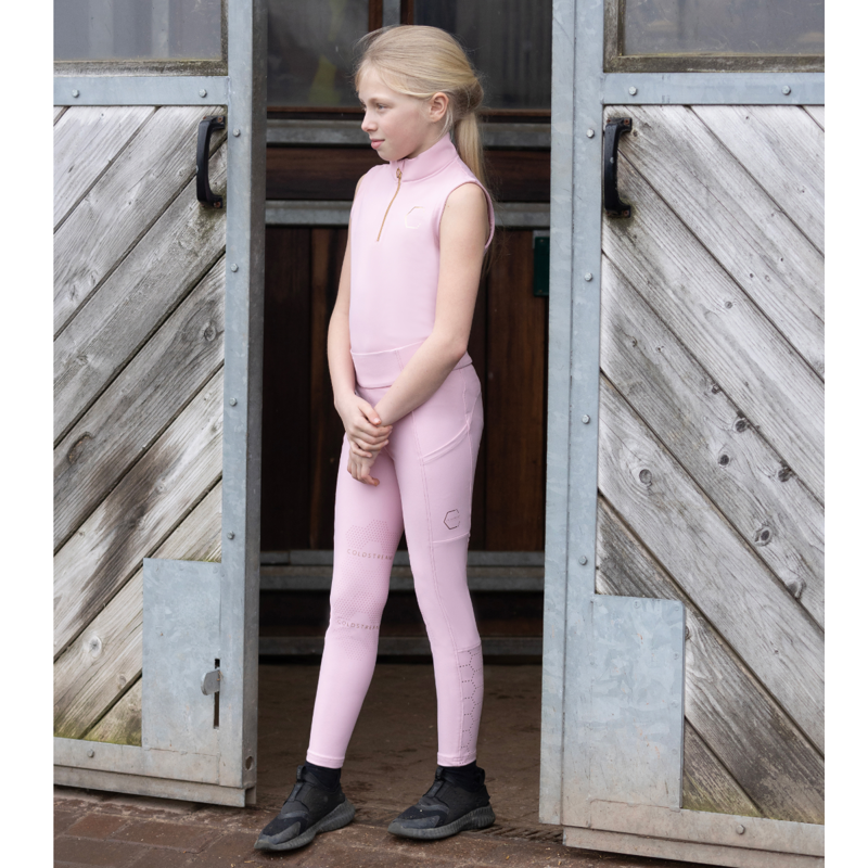 Coldstream Next Generation Cranshaws Sleeveless Base Layer - Blush Pink-3