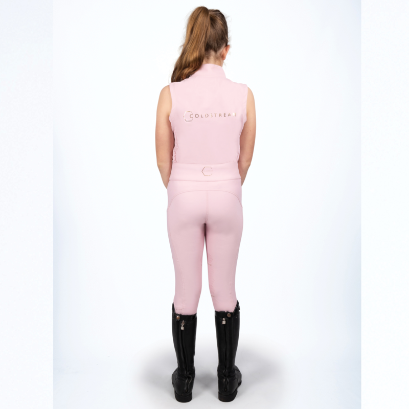 Coldstream Next Generation Cranshaws Sleeveless Base Layer - Blush Pink-6