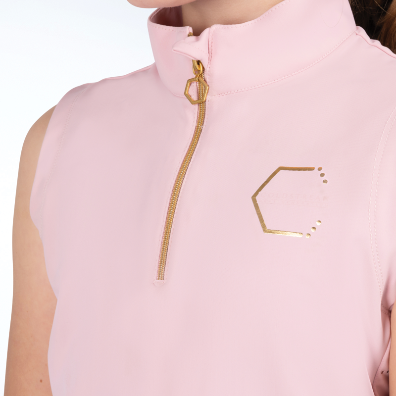 Coldstream Next Generation Cranshaws Sleeveless Base Layer - Blush Pink-2