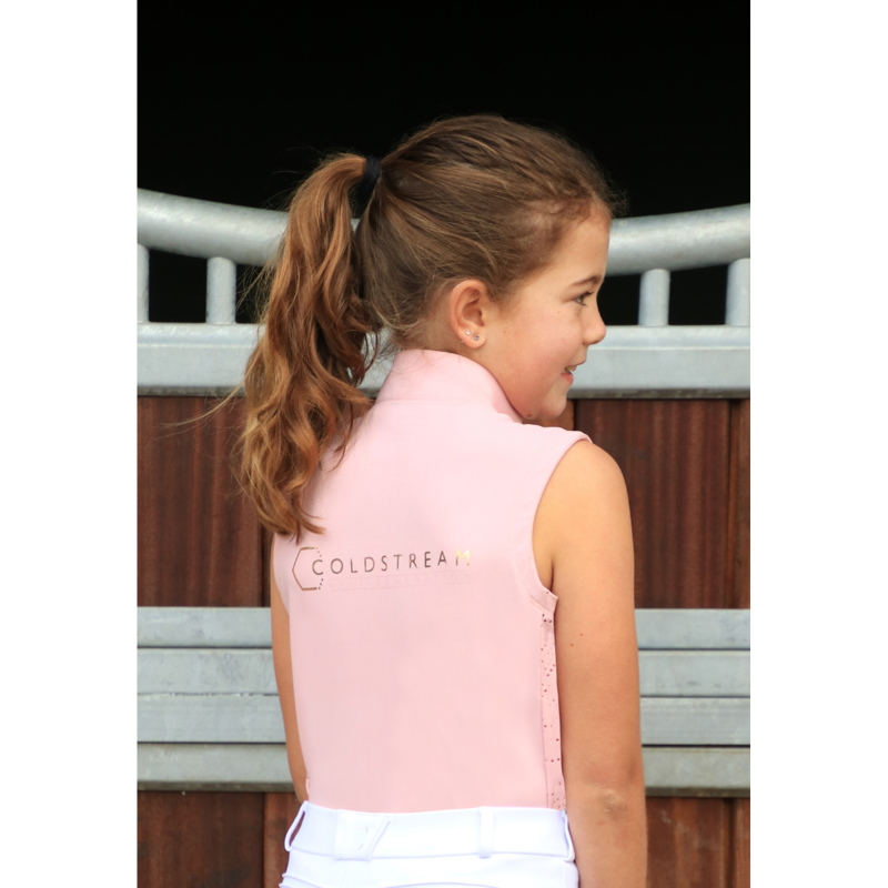 Coldstream Next Generation Cranshaws Sleeveless Base Layer - Blush Pink-1