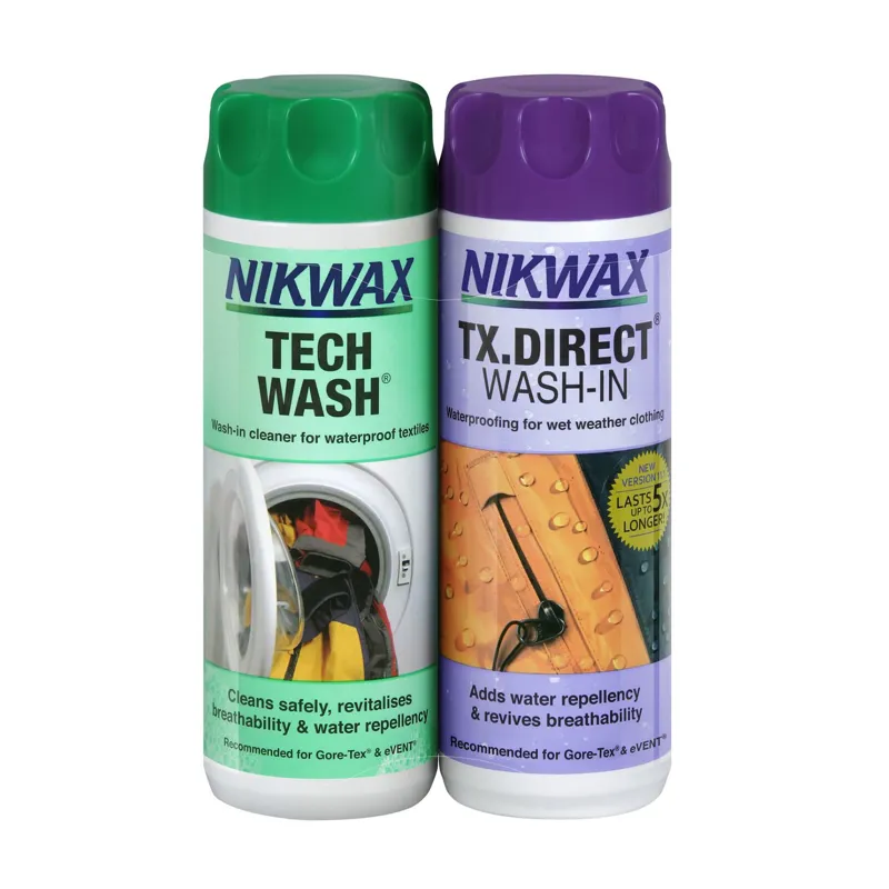 NikWax Tech Wash/TX Direct Twin Pack 