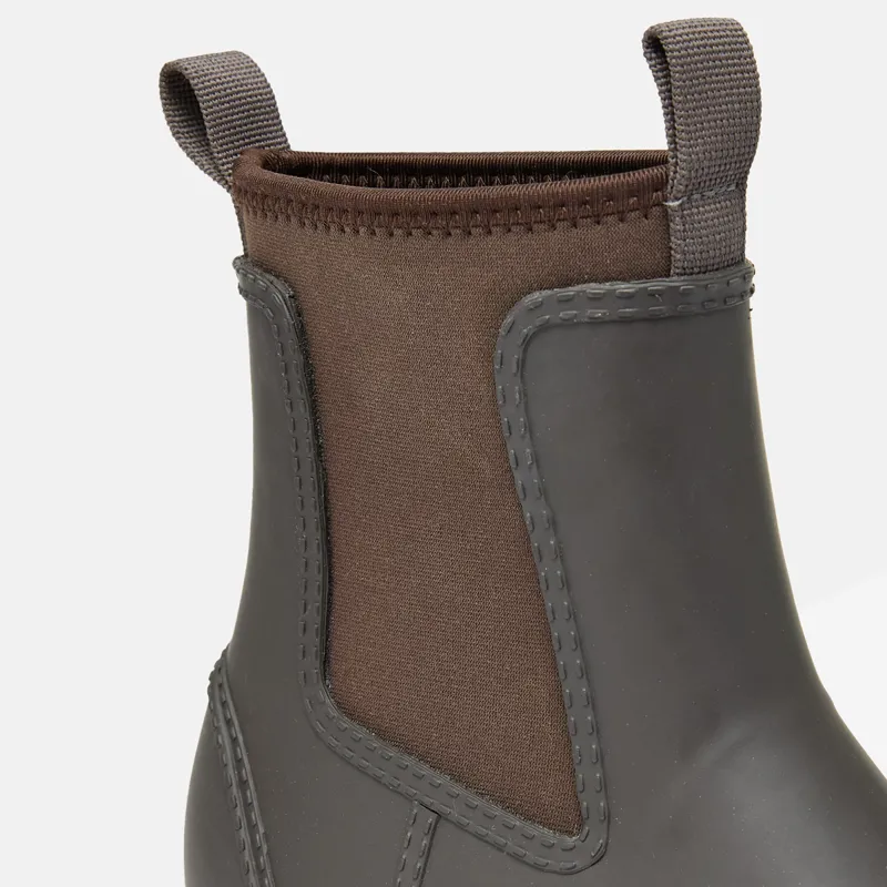 Joules Ladies Oakfield Short Neoprene-Lined Wellies - Chocolate Brown-4