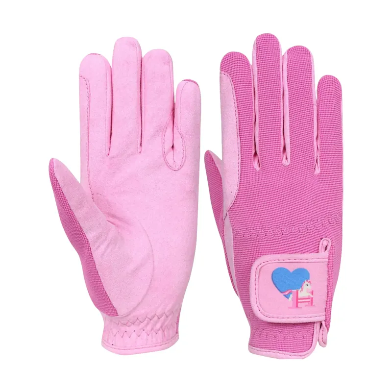 Little Rider Little Show Pony Children's Riding Gloves XL - Prism Pink/Cameo Pink