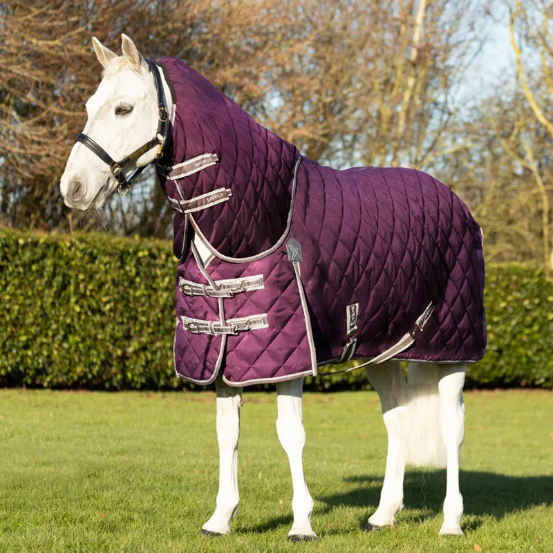 Hy DefenceX Shield 300g Stable Rug with Detachable Neck - Purple