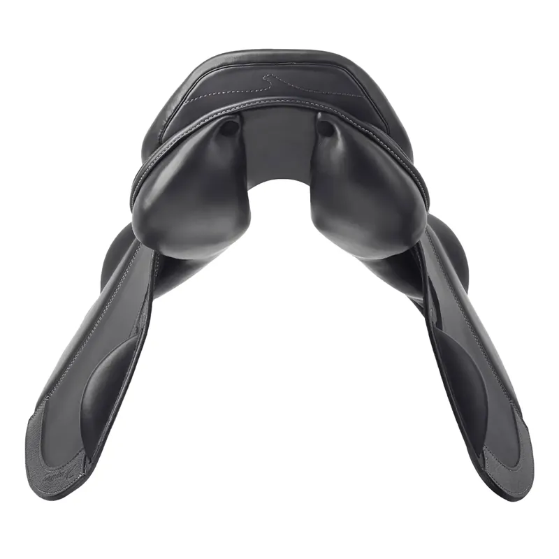 Prestige Passion K Jump Monoflap Saddle - Black - 17 Inch-1