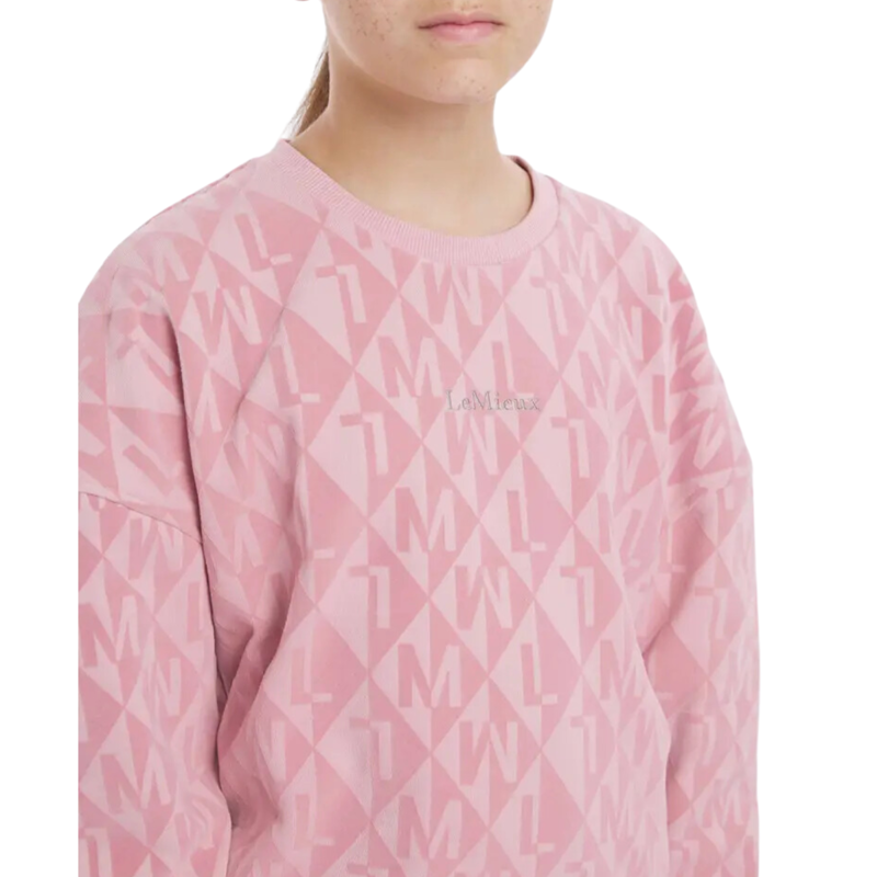 LeMieux Young Rider Clea Crew Sweat - Blossom-2