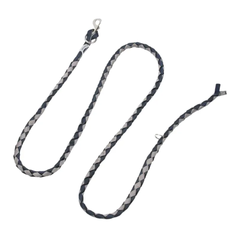 LeMieux Harlequin Leadrope - Navy/Pecan