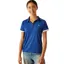 Ariat Youth Bandera 1/4 Zip Polo - Sodalite Blue