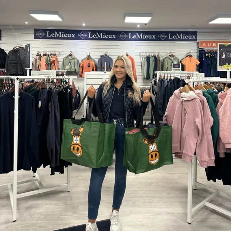 Hope Valley Saddlery Shopping Bag - Green-1