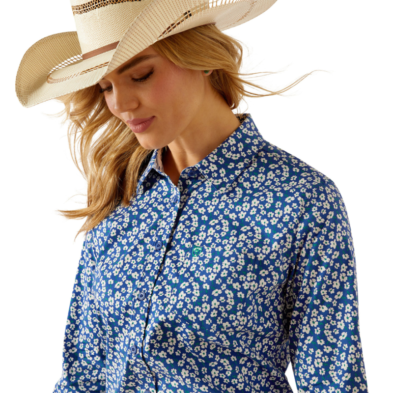 Ariat Women's Kirby Stretch Shirt - Georgia Floral Ditsy Print-2