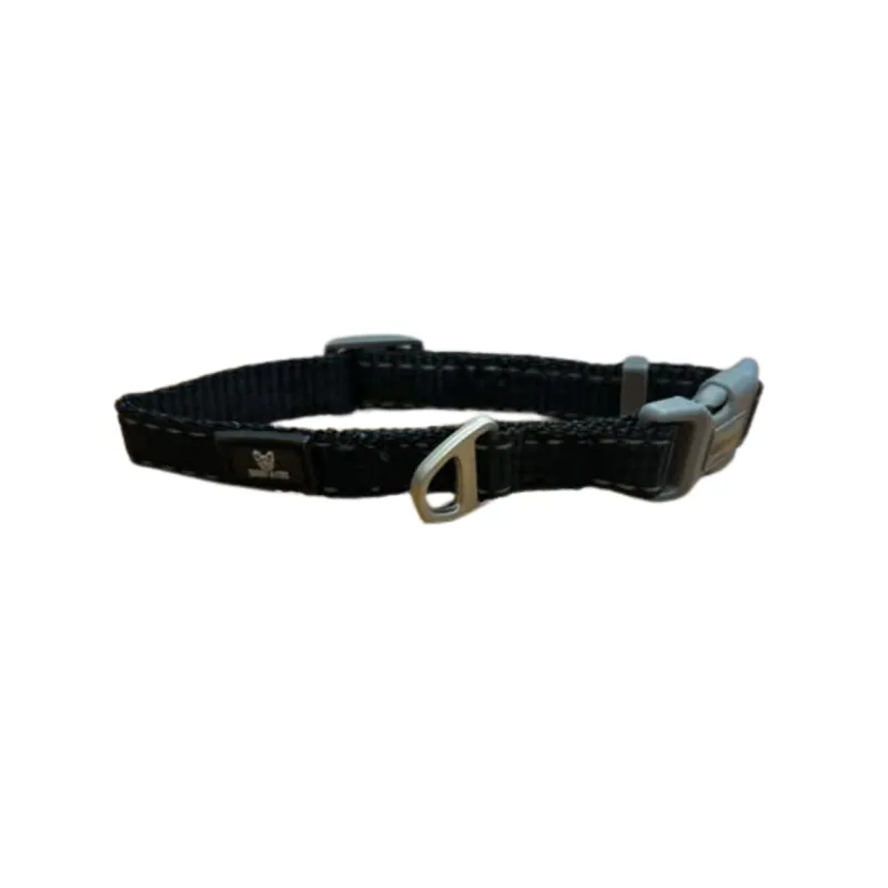 Digby And Fox Webbing Dog Collar - Black