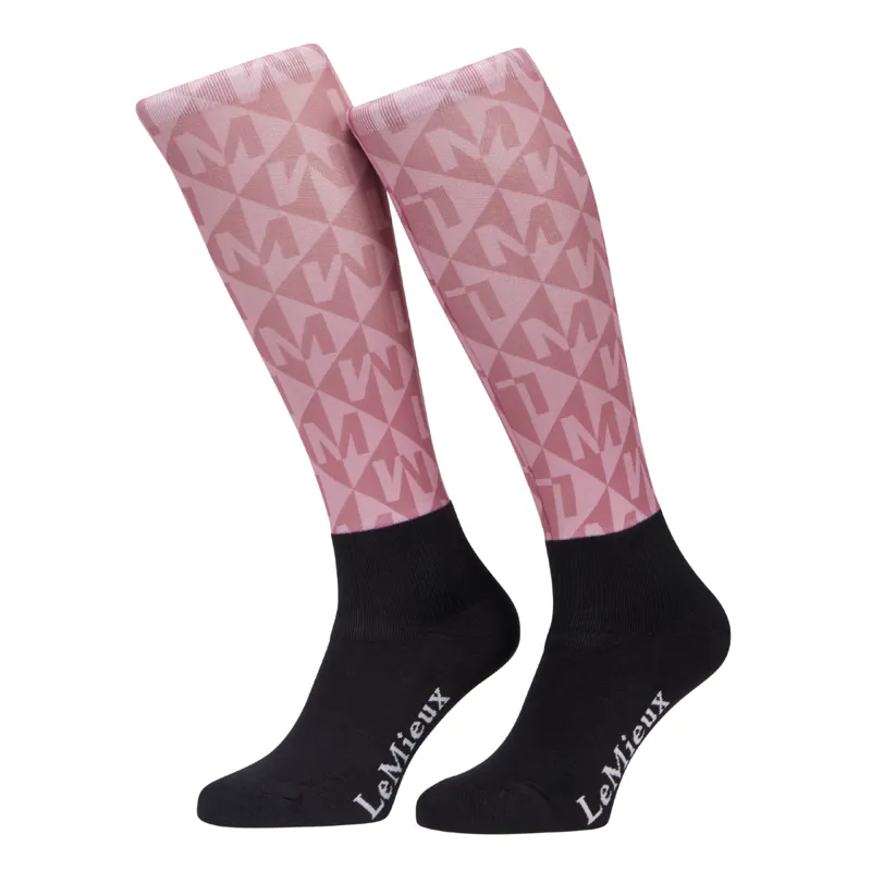 LeMieux Adults Footsie Socks - Clea Peony
