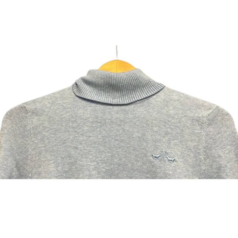 HV Polo Ladies Hartley Rollneck Sweater - Air Melange-2