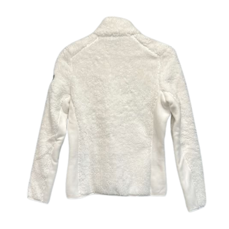 HV Polo Ladies Farrow Fleece Jacket - Off White-1
