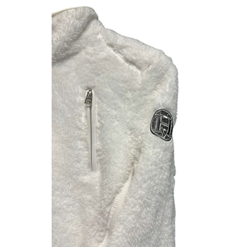HV Polo Ladies Farrow Fleece Jacket - Off White-2