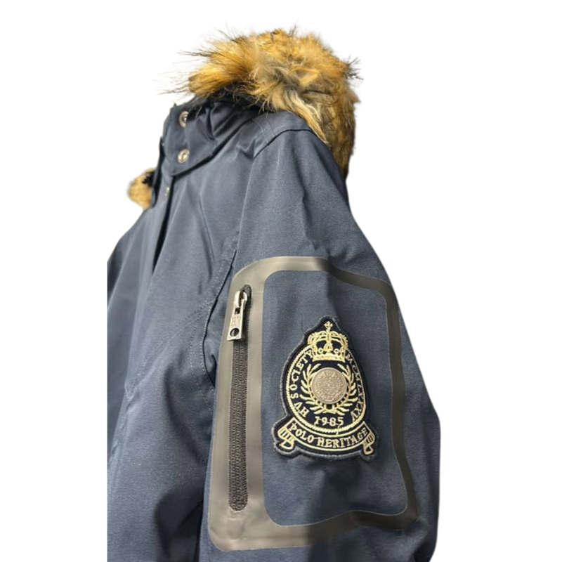 HV Polo Heather Jacket - Navy-4