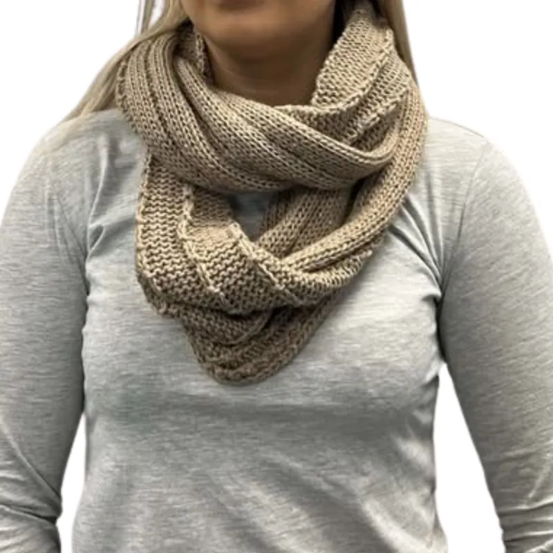 Pikeur Neck Loop With Sequins - Taupe