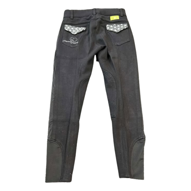 Imperial Riding Kids Star Edition Standard KP Breeches - Black-2