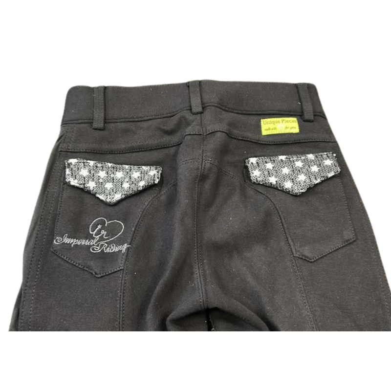 Imperial Riding Kids Star Edition Standard KP Breeches - Black-4