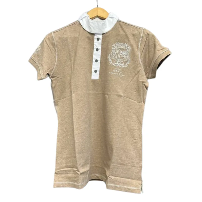 HV Polo Ladies Garuda Dressage Competition Shirt - Taupe Melange