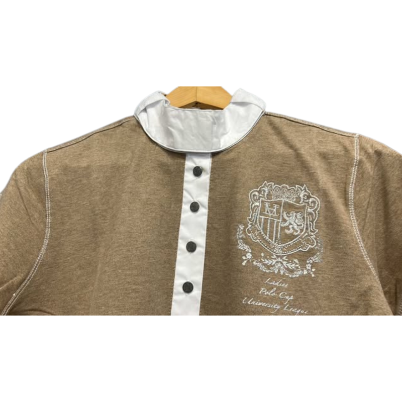 HV Polo Ladies Garuda Dressage Competition Shirt - Taupe Melange-2