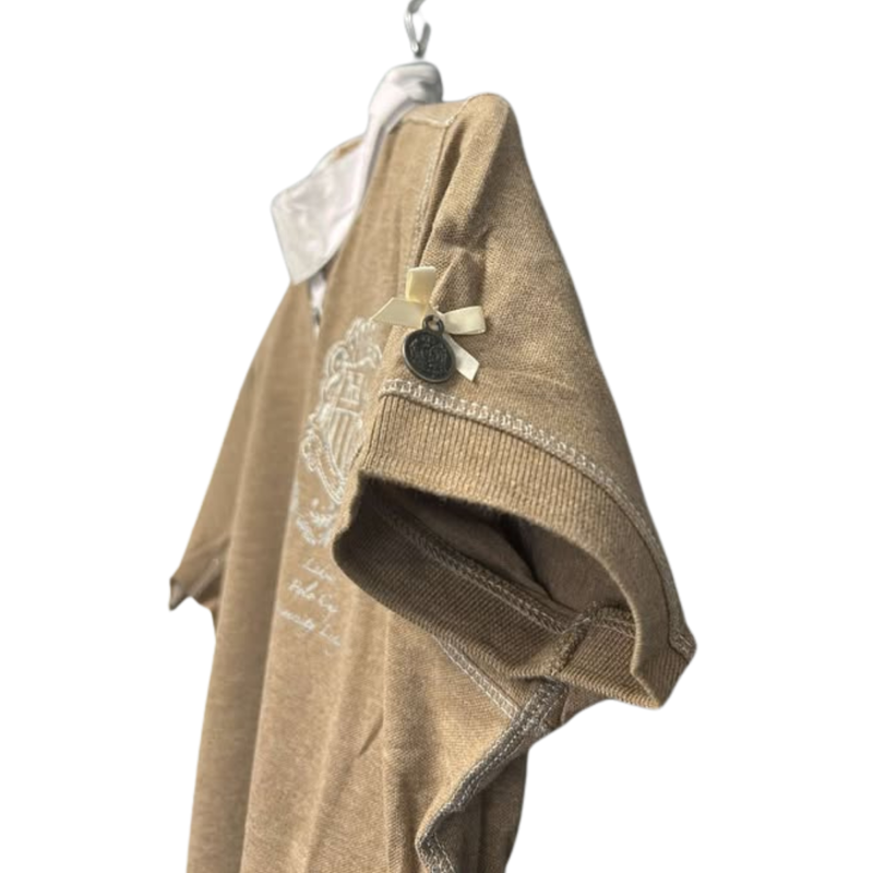 HV Polo Ladies Garuda Dressage Competition Shirt - Taupe Melange-3