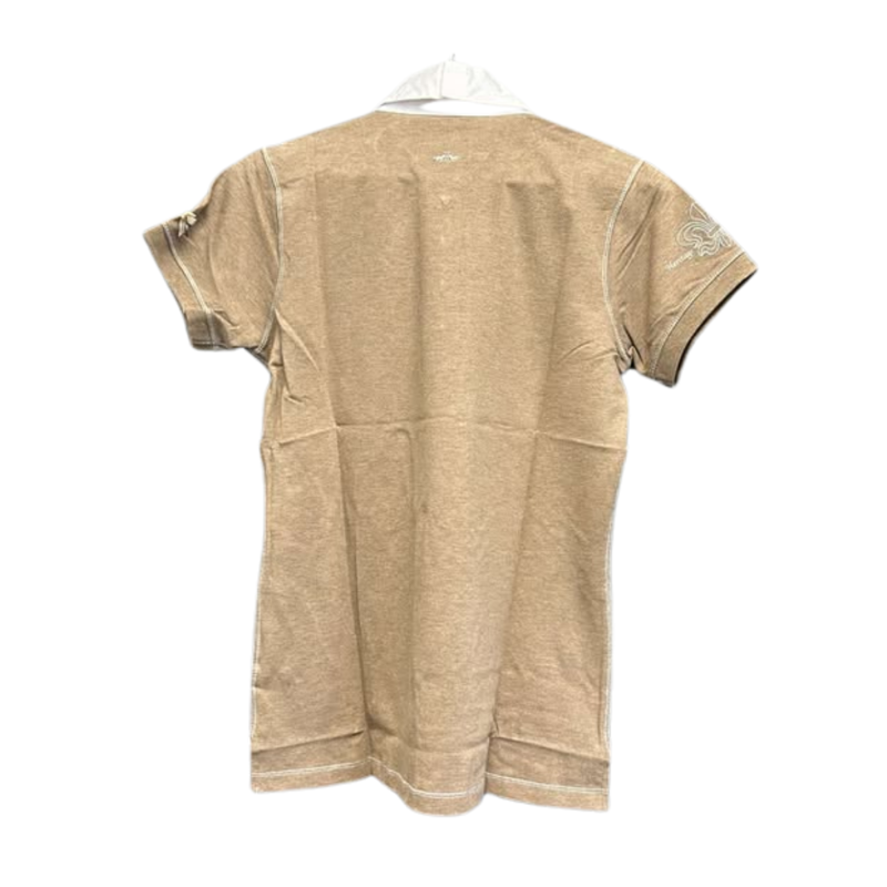 HV Polo Ladies Garuda Dressage Competition Shirt - Taupe Melange-1