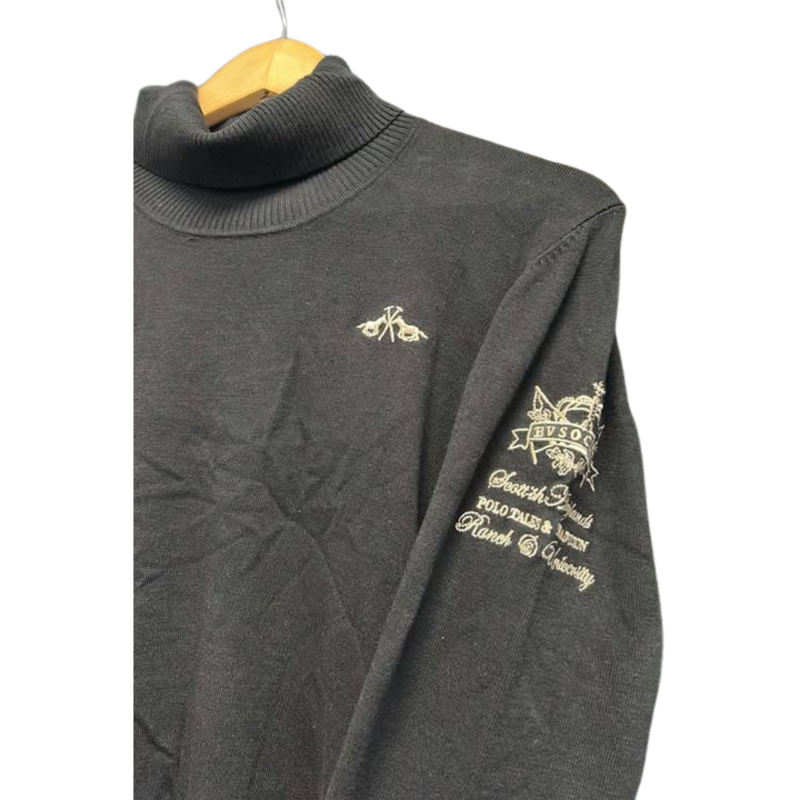 HV Polo Ladies Nyomi Knitted Pullover - Black-2