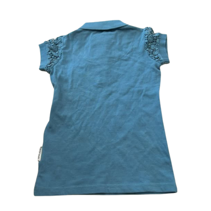 Horseware Girls Pique Polo Shirt - Brittany Blue-1