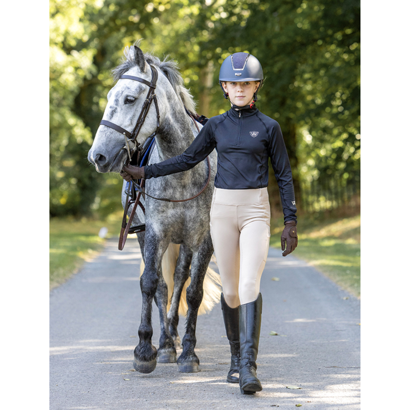 Woof Wear Young Rider Pro Tights - Stone-1