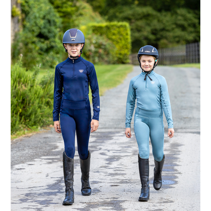 Woof Wear Young Rider Pro Tights - Navy-2