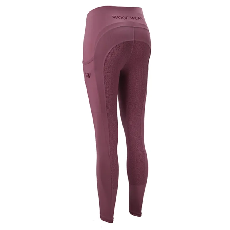 Woof Wear Young Rider Pro Tights - Rose