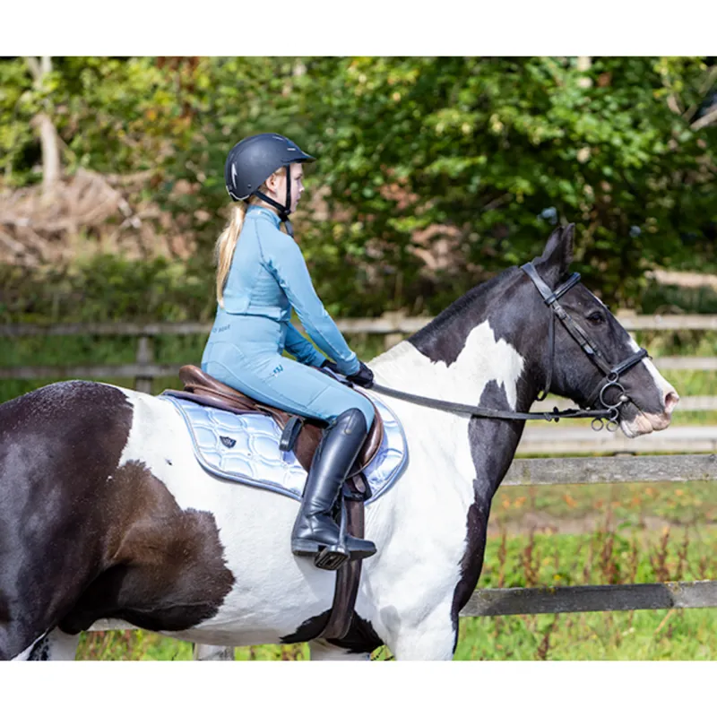 Woof Wear Young Rider Pro Tights - Mineral Blue-1