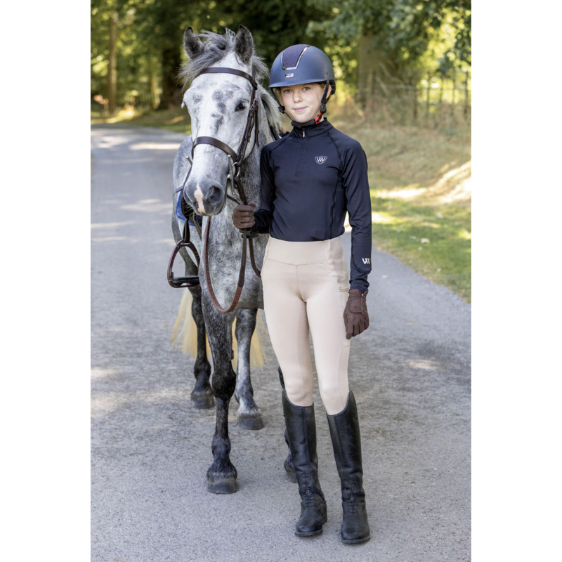 Woof Wear Young Rider Tech Shirt - Black-1