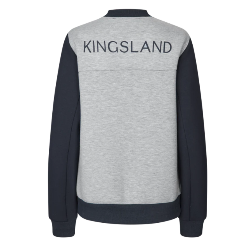 Kingsland KLNoa Unisex Bomber Jacket - Light Grey Melange-1