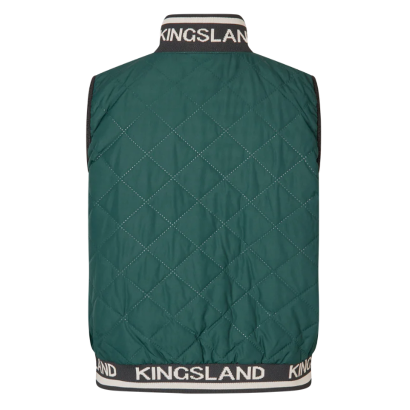 Kingsland KLNoelle Ladies Quilted Riding Bodywarmer - Green June Bug-1