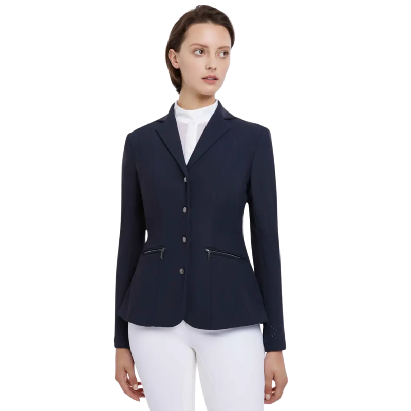 LeMieux Ladies Jessica Mesh Show Jacket - Navy-1