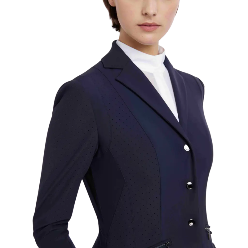 LeMieux Ladies Jessica Mesh Show Jacket - Navy-3
