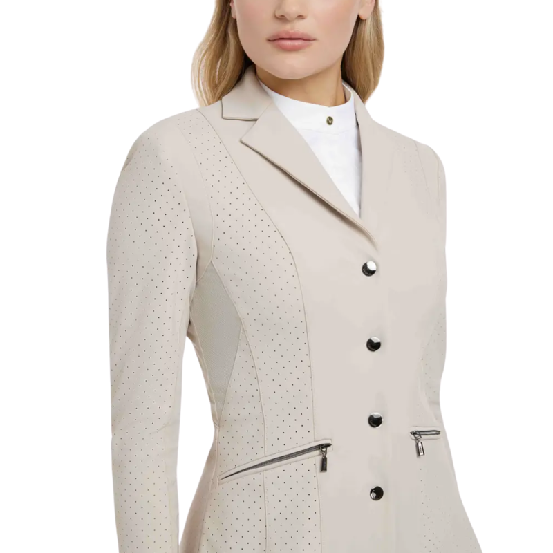 LeMieux Ladies Jessica Mesh Show Jacket - Stone-3