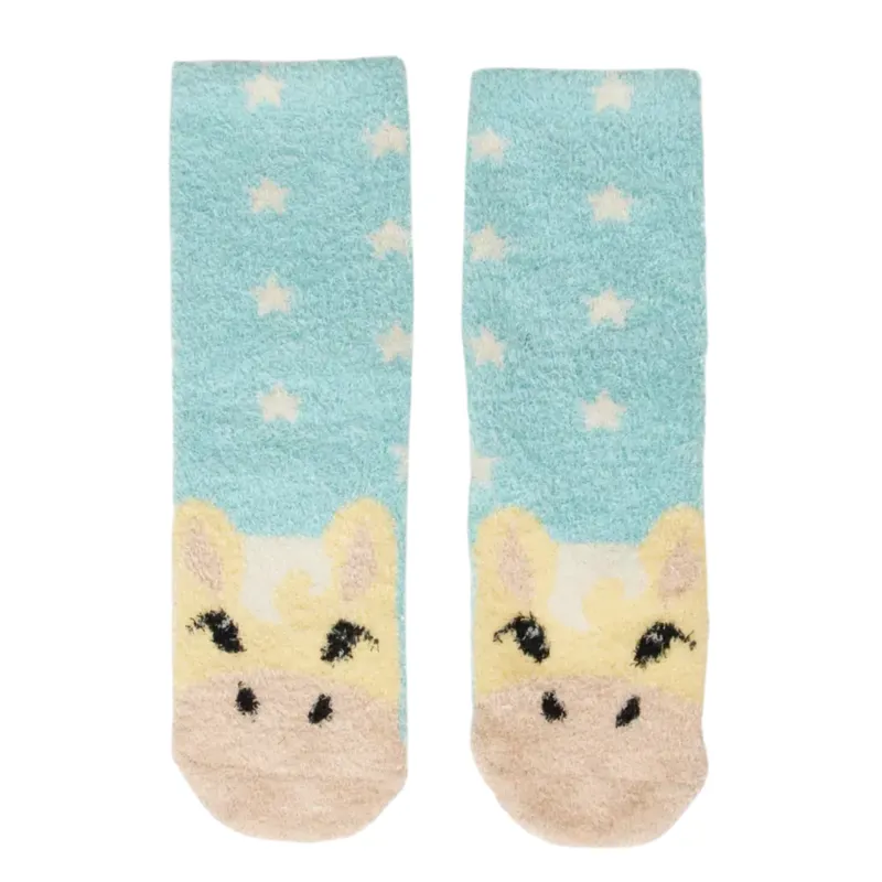LeMieux Mini Fluffy Character Socks - Lemon