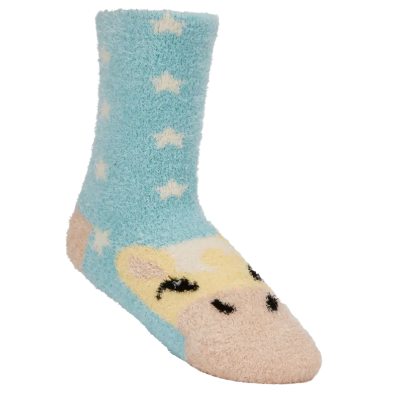 LeMieux Mini Fluffy Character Socks - Lemon-1