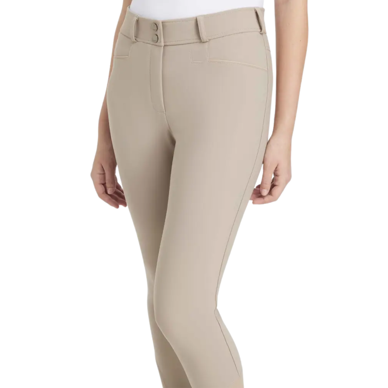 LeMieux Isabelle Knee Grip Breeches - Almond-2