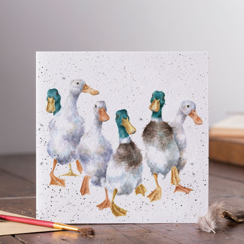 Wrendale Designs 'Quackers' Duck Card-1