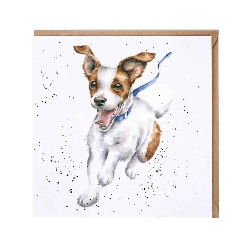 Wrendale Designs 'Freedom' Jack Russell Card